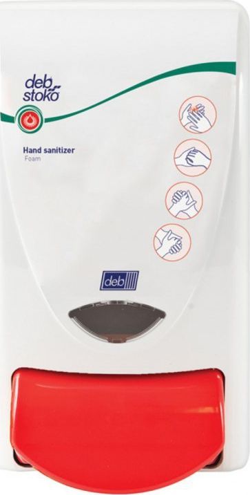 Dozownik do mydła Chemia Dozownik pianowego środka dezynfekcyjnego DEB Instant Foam, 1000ml, biały