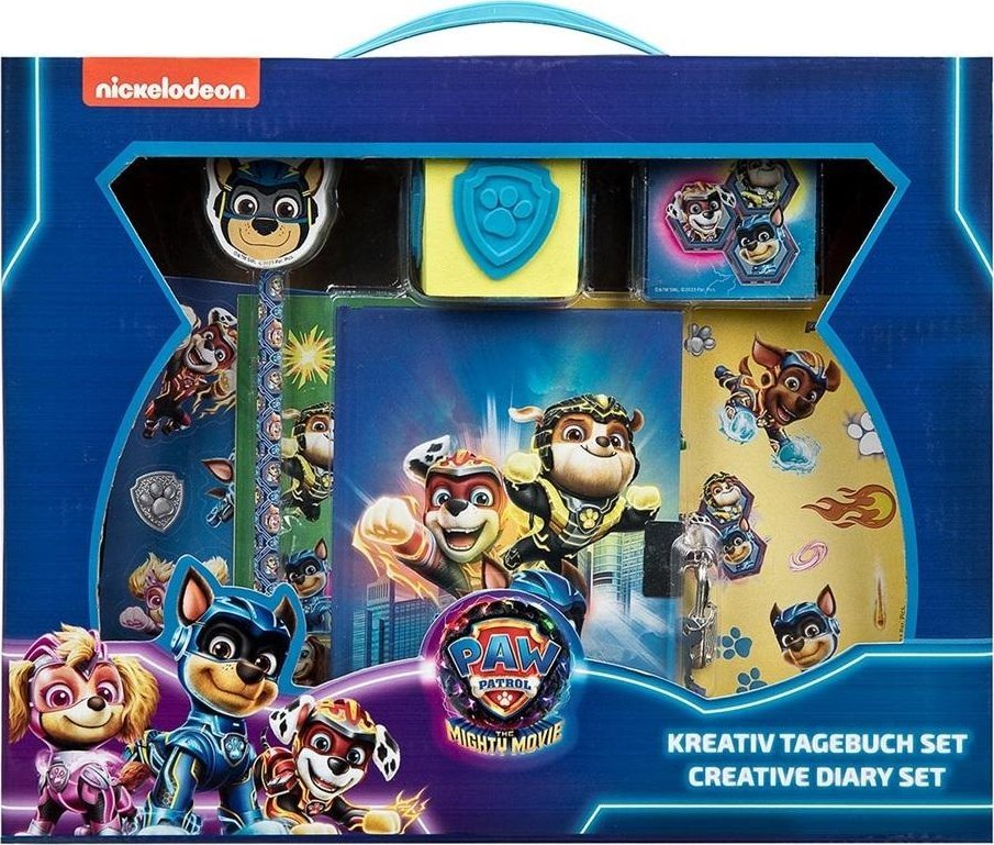 Zestaw kreatywny ze stemplami i pamiętnikiem