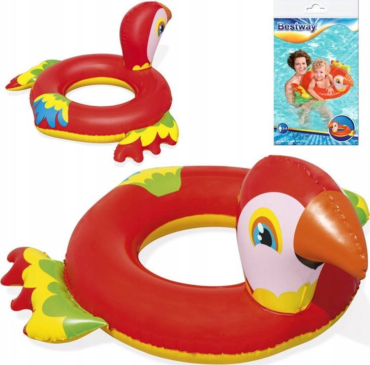 Bestway Bestway dmuchane koło do pływania papuga 36128