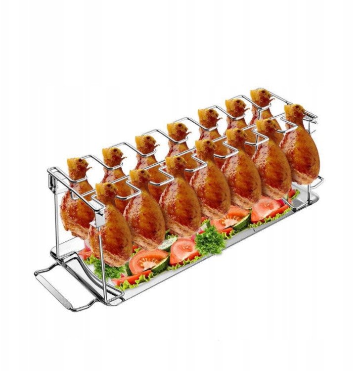 STOJAK KURCZAKA ŻEBEREK Grill BBQ Pieczenia RUSZT