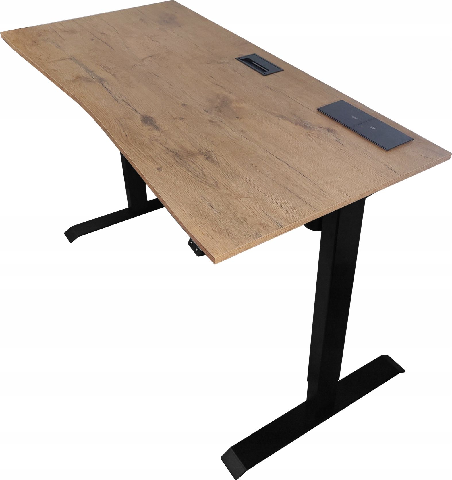 Biurko Zdesk AD-114B-Pp/B-GN/B Brązowe 138 cm x 68 cm
