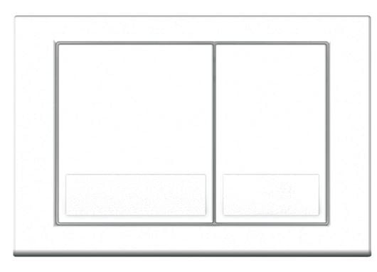 Przycisk spłukujący KK-Pol M06 do WC biały (SPP/030)