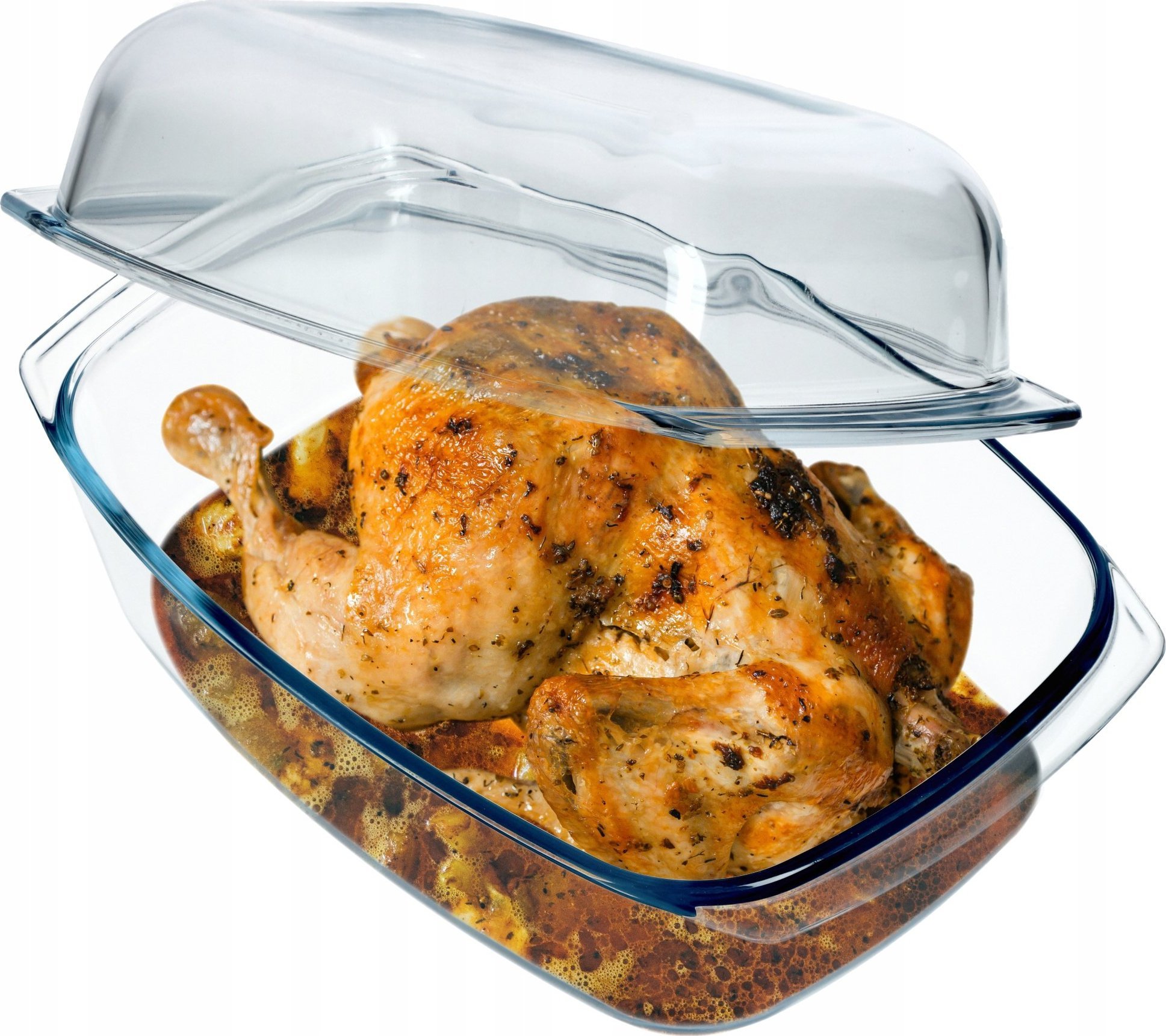 Kadax Naczynie Żaroodporne Szklane Z Pokrywką Duże 7L