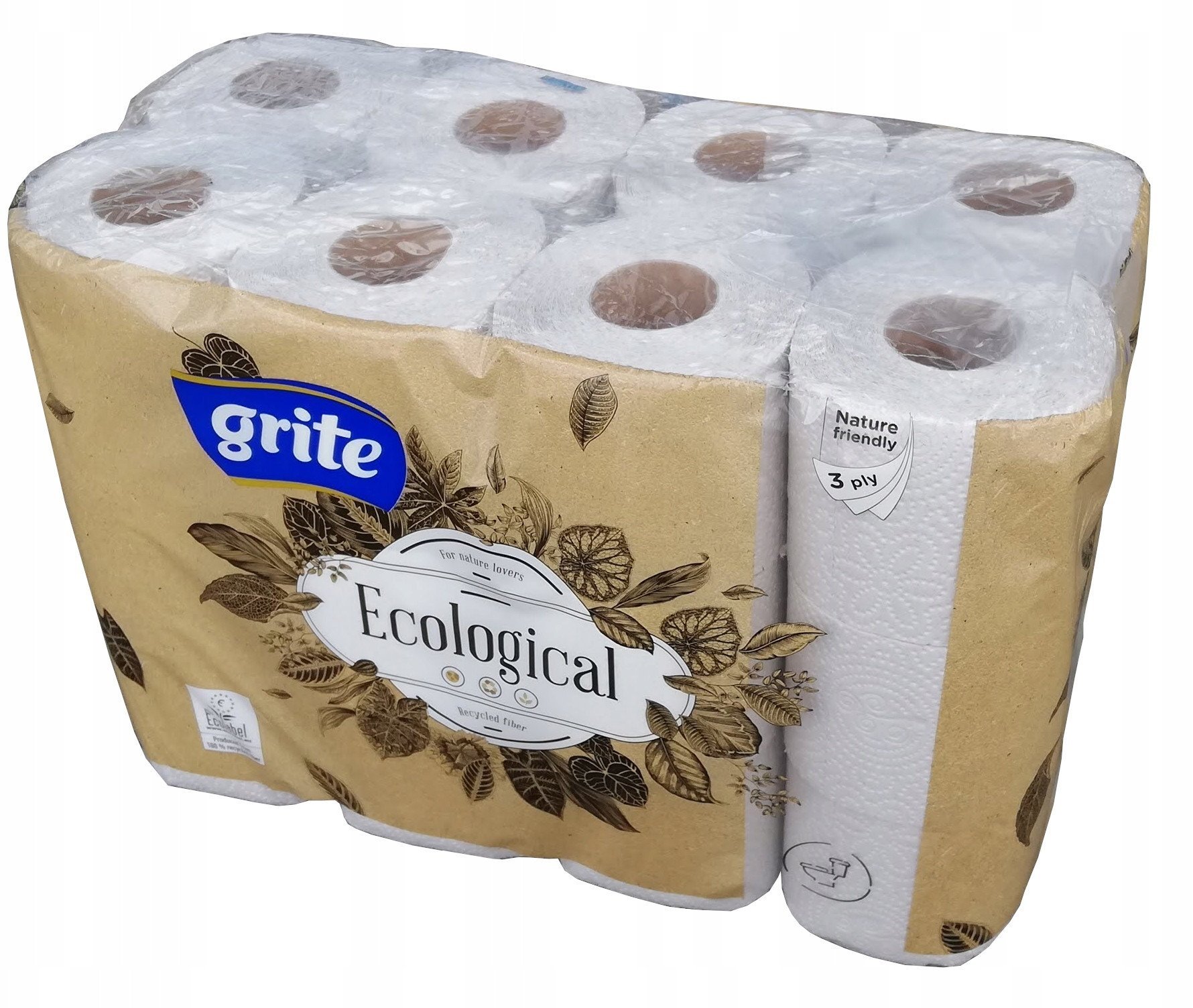 TOILET PAPER GRITE ECOLOGICAL, 24 PCS.