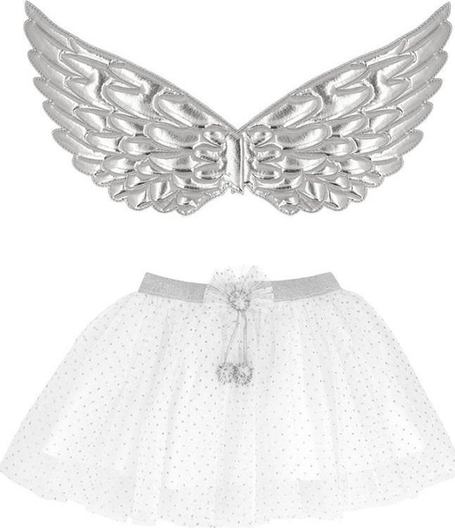 Strój srebrny aniołek rozm. uniwersalny EDUKAMP