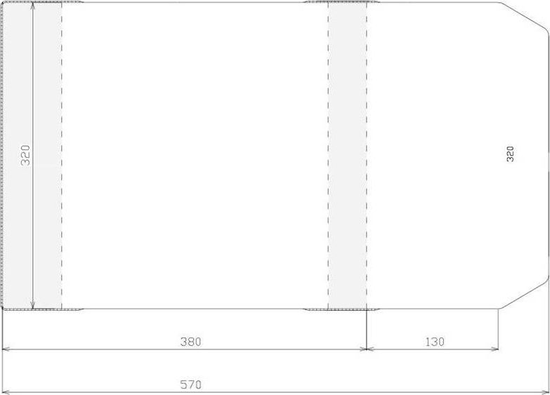 Sztapel Okładka 320 mm (wysokość) (25 sztuk)