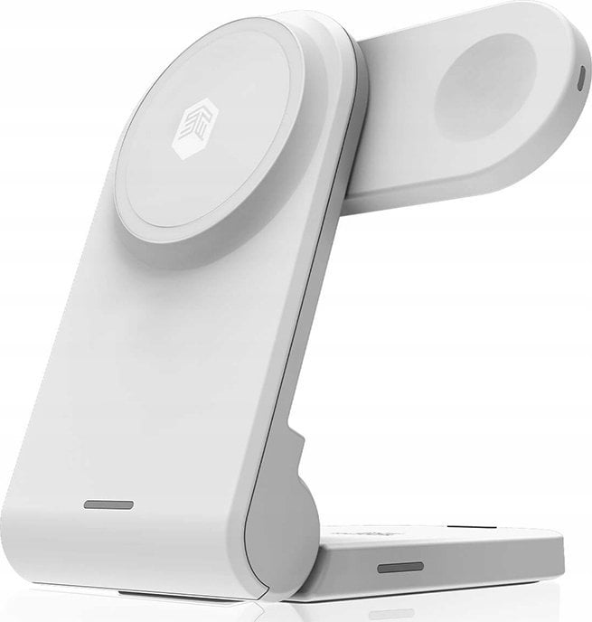 Ładowarka STM STM ChargeTree MAG - Mobilna ładowarka bezprzewodowa 3w1 z MagSafe (biały)