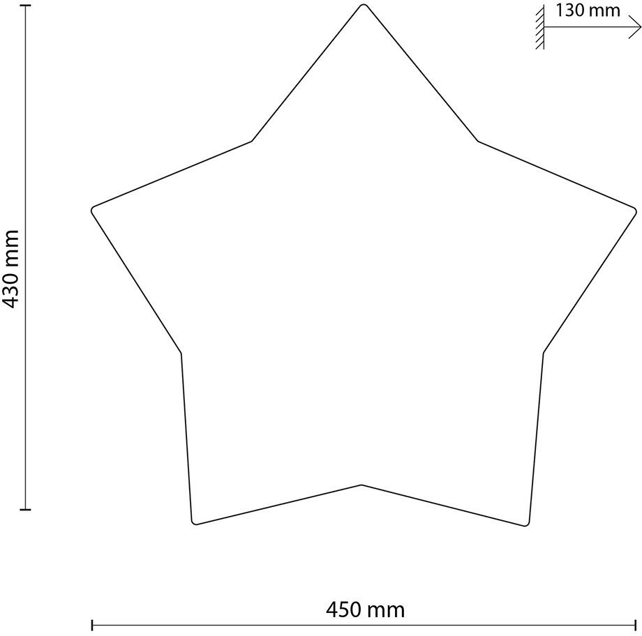 Lampa sufitowa STAR GRAY 6972 TK Lighting