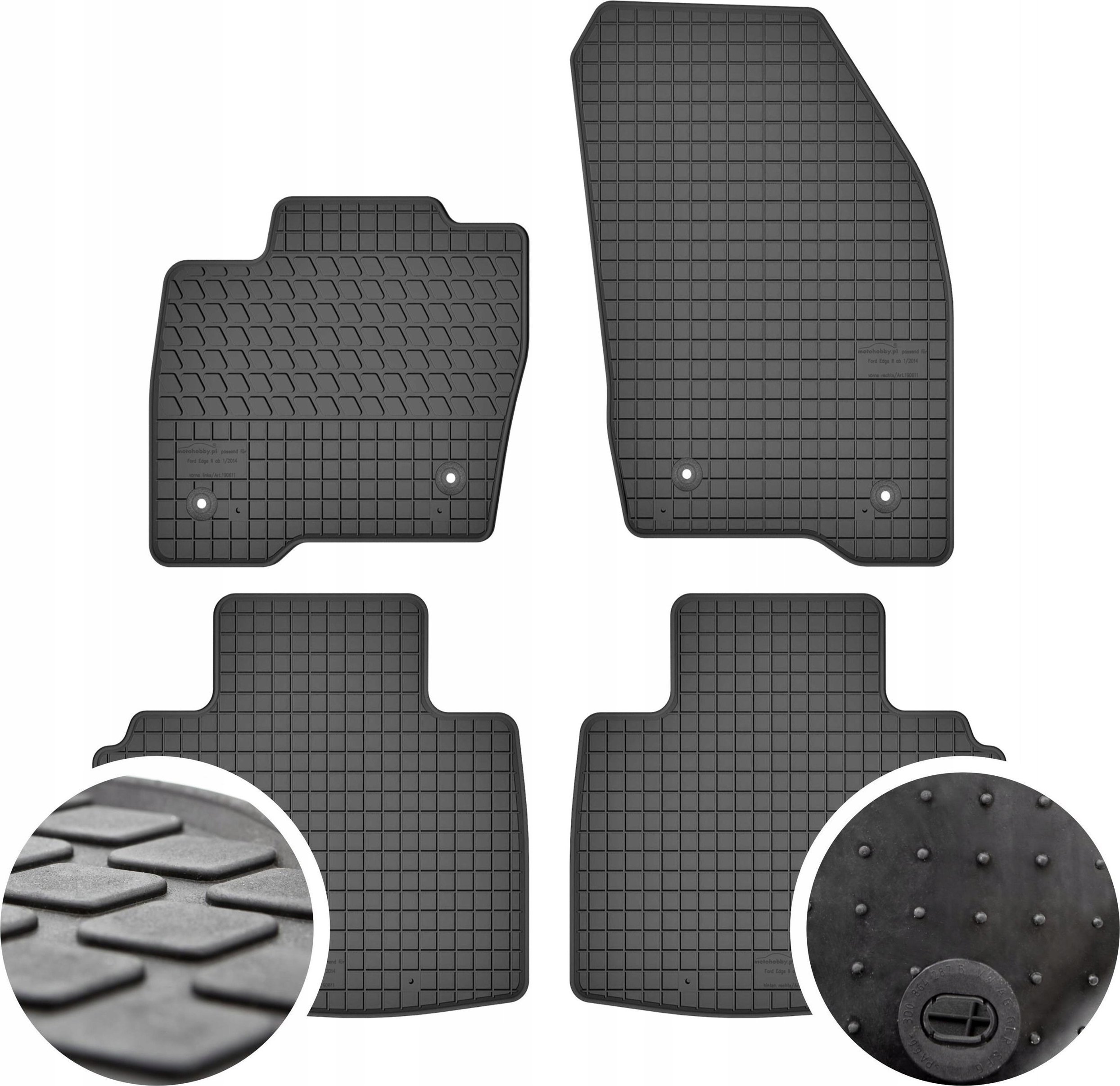 Auto Comfort Dywaniki gumowe do Ford Edge II