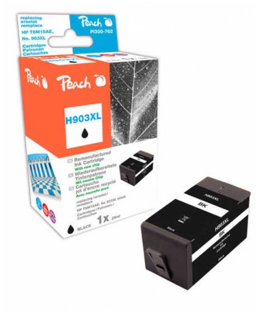 Tusz Peach ink Kolor: CZARNY PI300-762 (compatible with HP No. 903XL, T6M15AE)