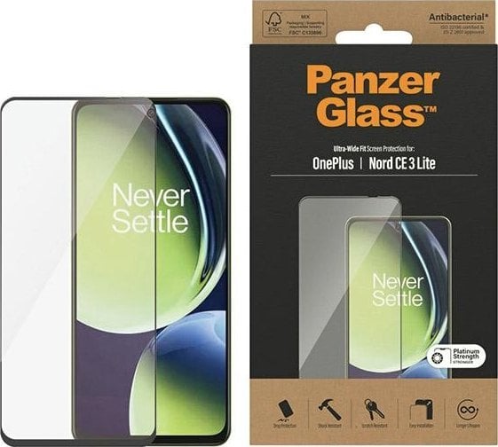 PanzerGlass Panzerglass Ultra-Wide Fit Oneplus Nord Ce 3 Lite Screen Protection 7029