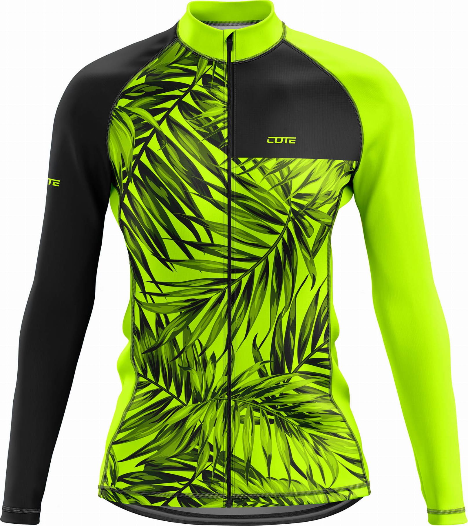 Cote Cote Bluza rowerowa LS damska NEON LEAF L
