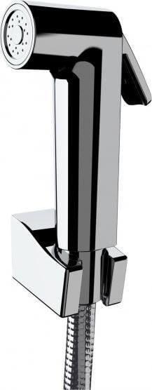 Bateria bidetowa Wenko głowica prysznicowa główka prysznicowa 12 cm ABS 3 szt. srebrna