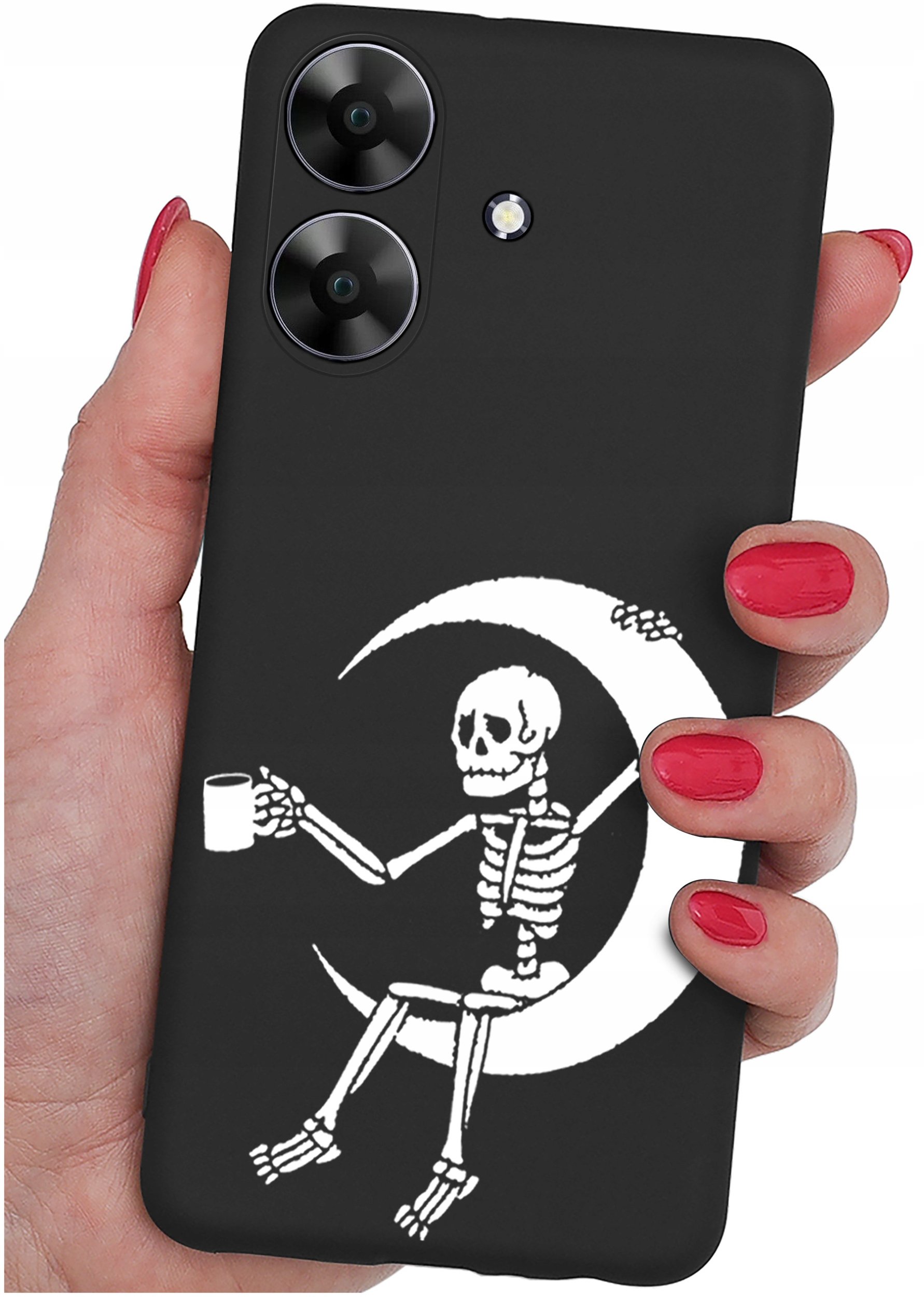 ETUI do Realme Note 60 CASE WZORY | SILIKONOWE MATT CASE + SZKŁO 9H