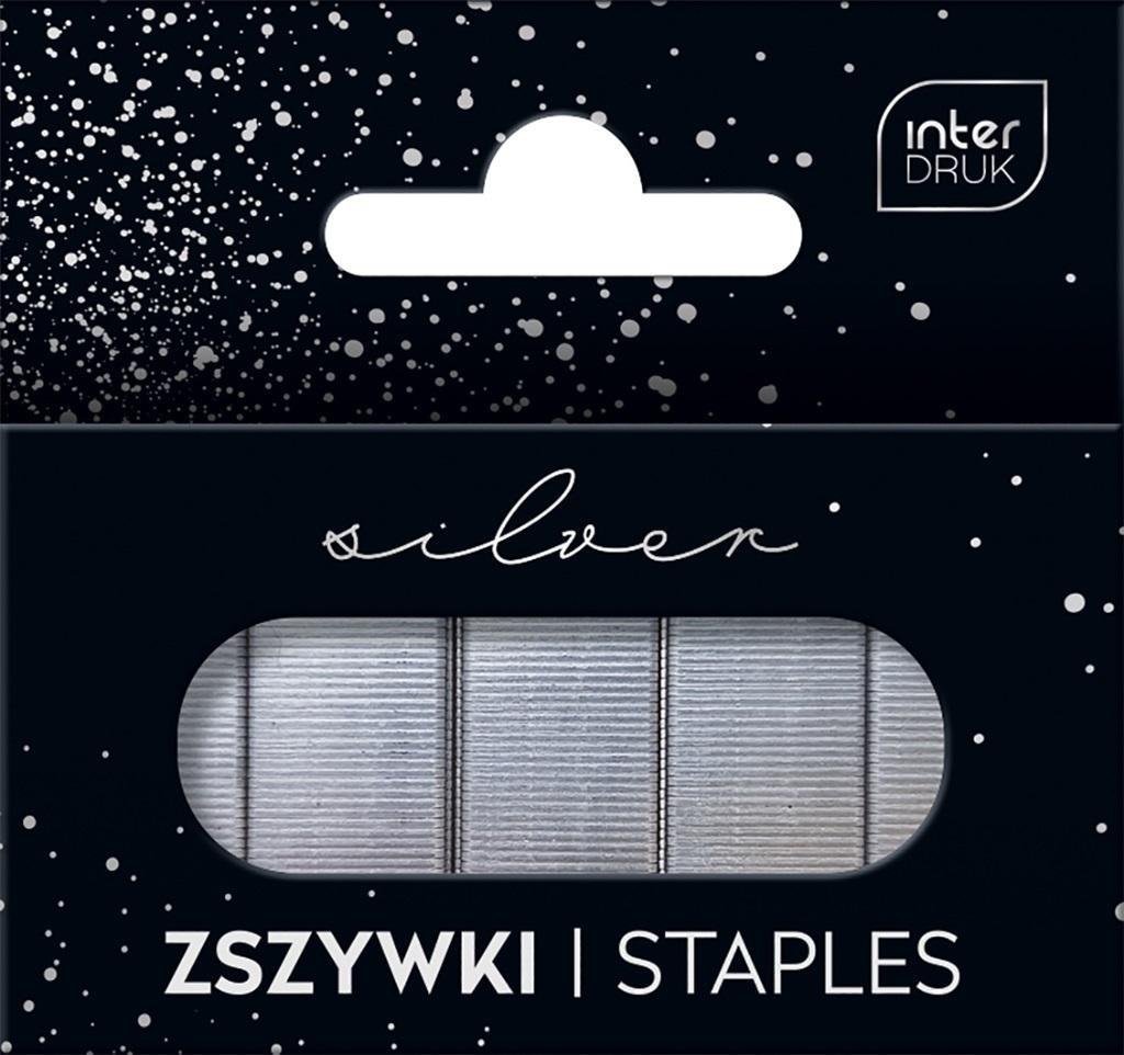 Interdruk Zszywki 24/6 1000 szt. Silver