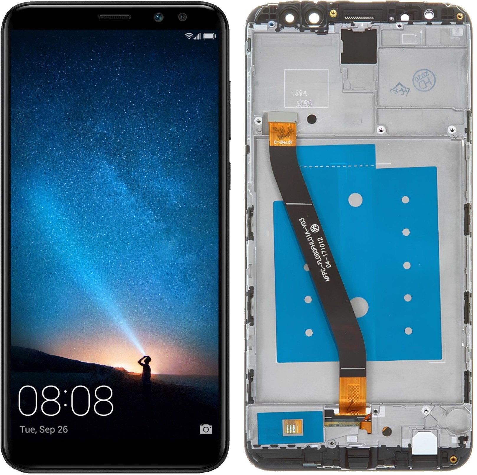 Wyświetlacz do Huawei Mate 10 Lite LCD RNE-L21 Ekran Czarny Ramka