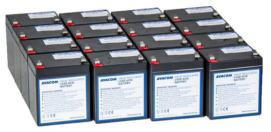 UPS Avacom zestaw baterii do renowacji RBC44 (16 szt baterii)
