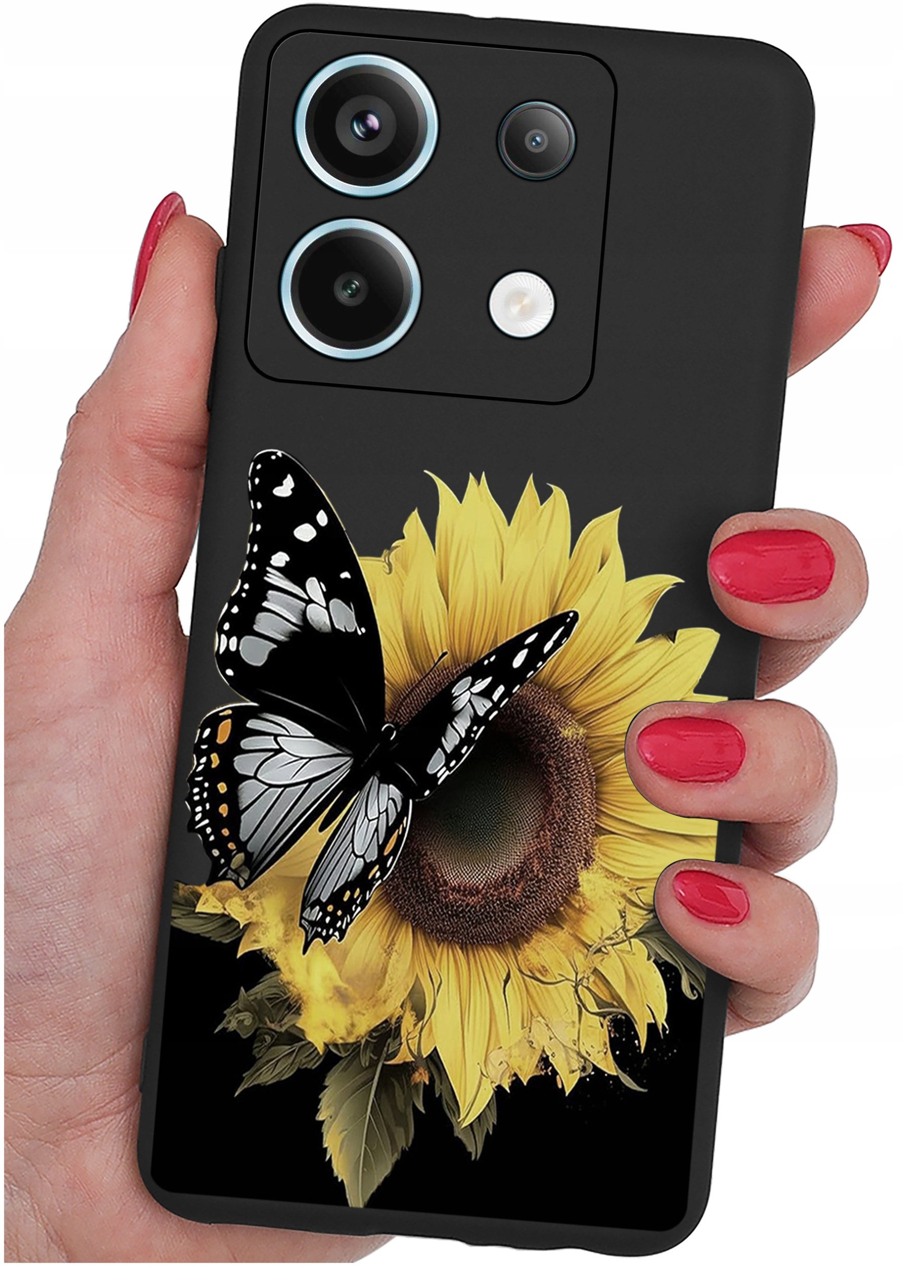 ETUI do Xiaomi Redmi Note 13 Pro 5G WZORY |SILIKONOWE MATT CASE +SZKŁO 9H