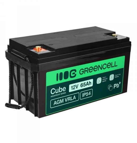 Green Cell Akumulator AGM VRLA 12V 65Ah IP54