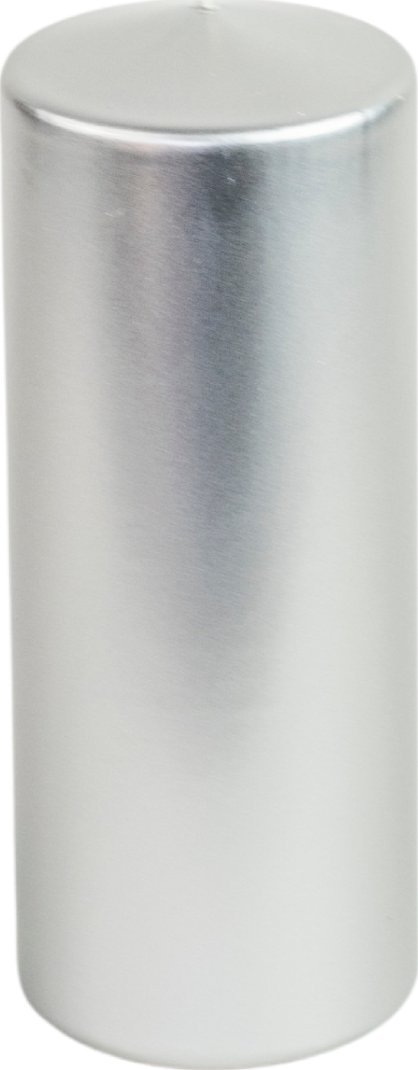 Direct Home and Garden Świeca klasyczna metalik srebrna