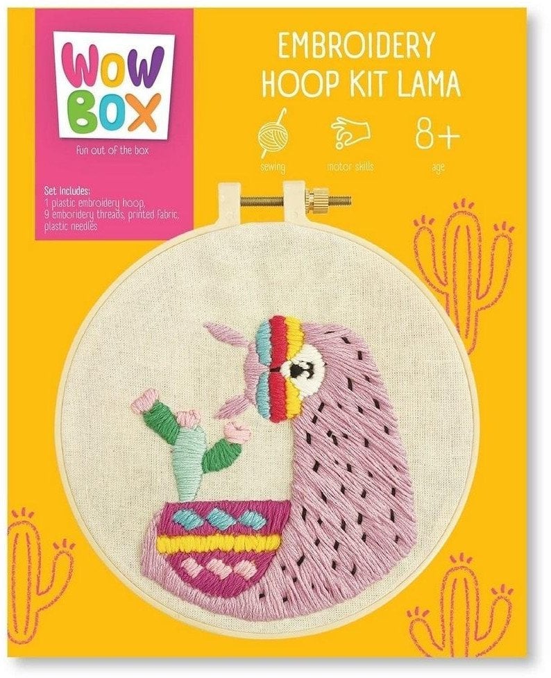 Wow Box. Zestaw do haftowania Lama EDUKAMP