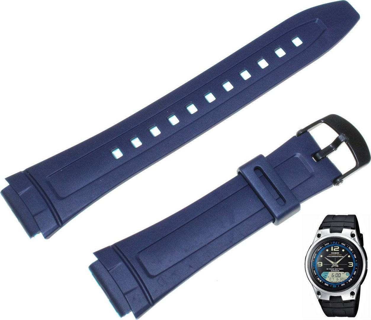 Casio Pasek do zegarka Casio AW-82 -2A granatowy 10257752