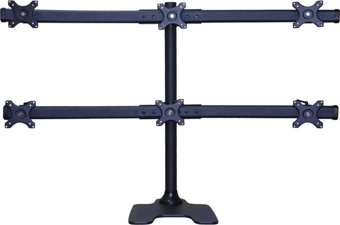 Neomounts Stojak biurkowy na 6 monitorów 10" - 27" (FPMA-D700DD6)