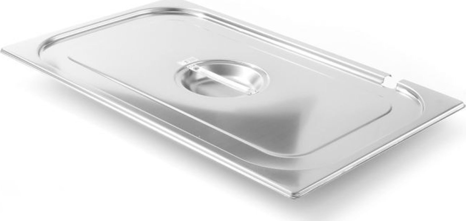 Hendi Pokrywka stalowa do GN Kitchen Line z wycięciem na chochlę GN 1/1 - Hendi 806913 Pokrywka stalowa do GN Kitchen Line z wycięciem na chochlę GN 1