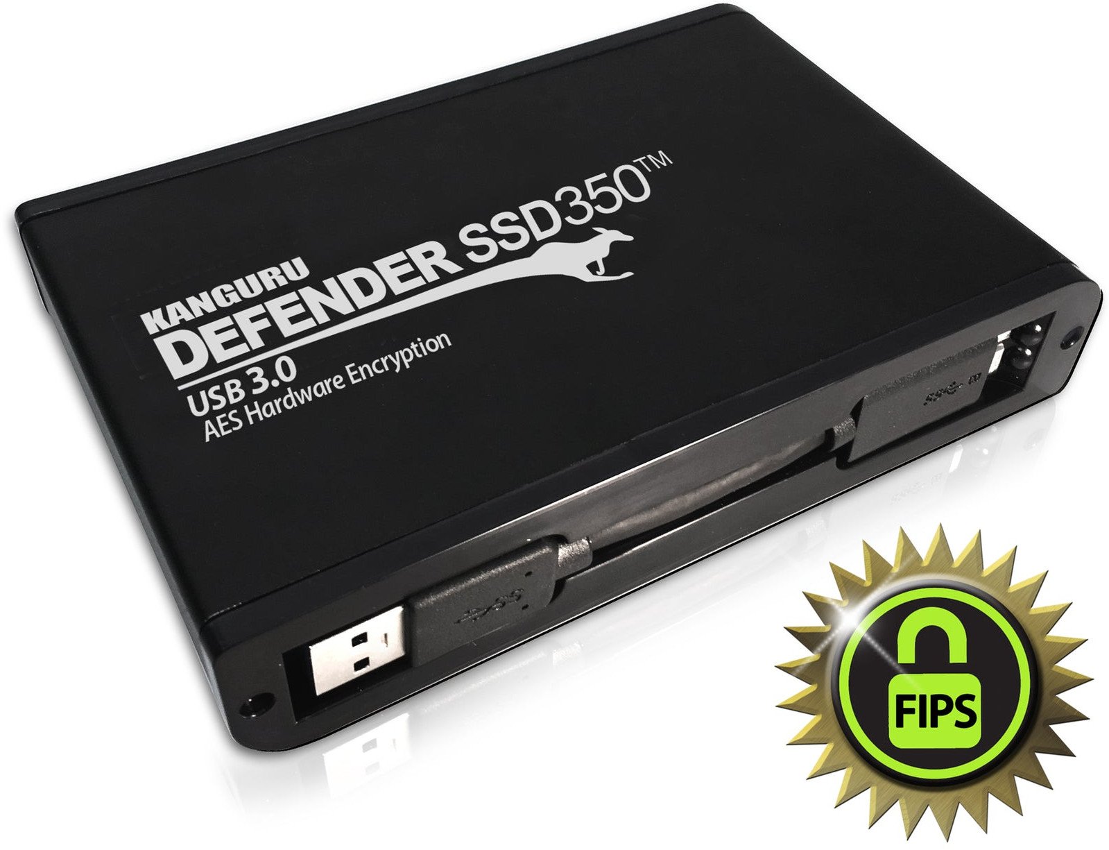 iStorage Kanguru DEFENDER SSD350 2 TB Micro-USB B 3.2 Gen 1 (3.1 Gen 1) Czarny