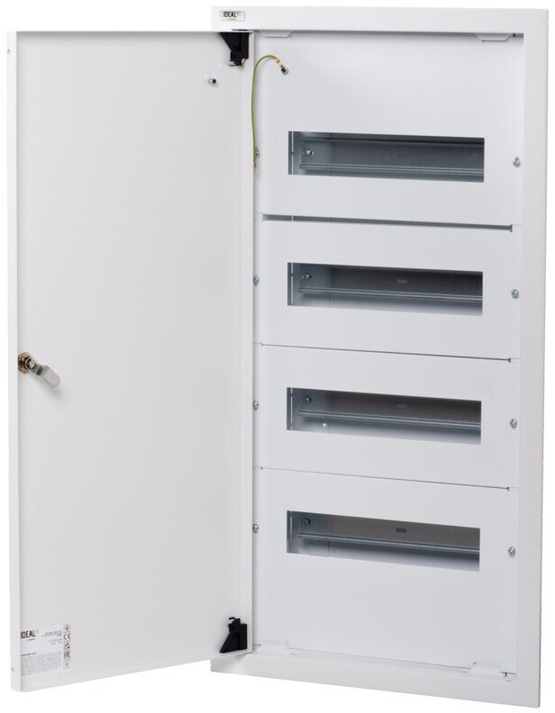 Rozdzielnica modułowa metalowa 4x12 podtynkowa IP30 N+PE I klasa drzwi białe KP-DB-I-MF-412 biały 35682