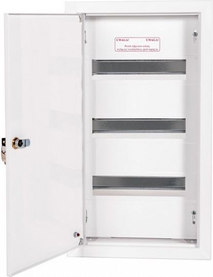 Alfako Rozdzielnica modułowa 3x12 podtynkowa IP40 z zamkiem (A-RW3)