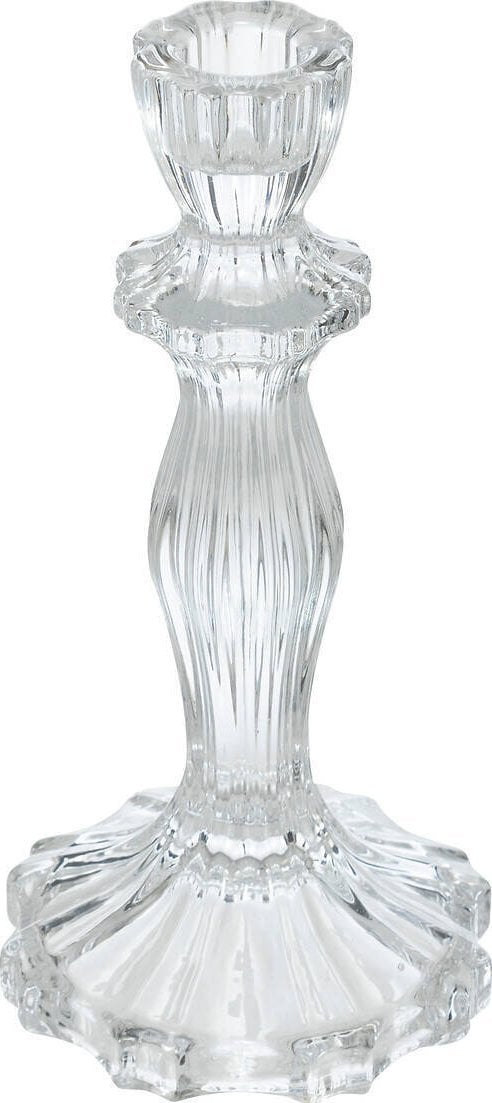 Atmosphera Szklany świecznik, kryształ, 20 cm