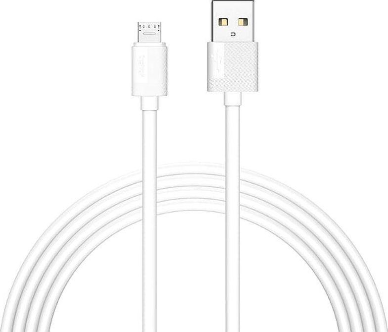 Kabel USB T-Phox USB-A - microUSB 1.2 m Biały