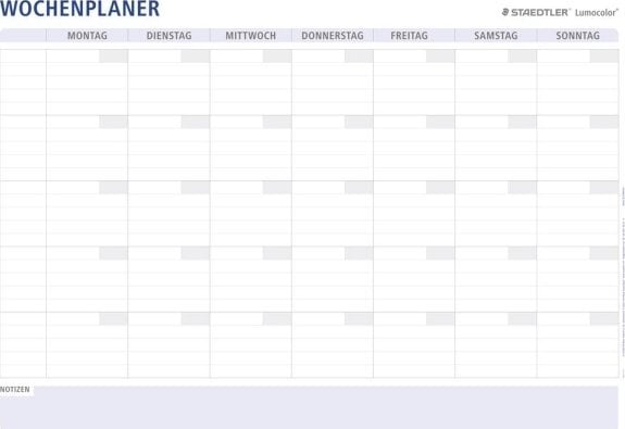 Staedtler STAEDTLER Jahresplaner Lumocolor Wochenplaner 2025 A1 Format