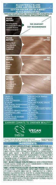 GARNIER Color Naturals Creme Farba do włosów nr 102+ Mroźny Srebrny Blond 112 ml