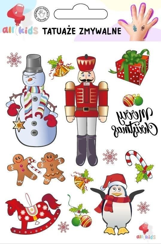 Tatuaże zmywalne dla dzieci Boże Narodzenie 1