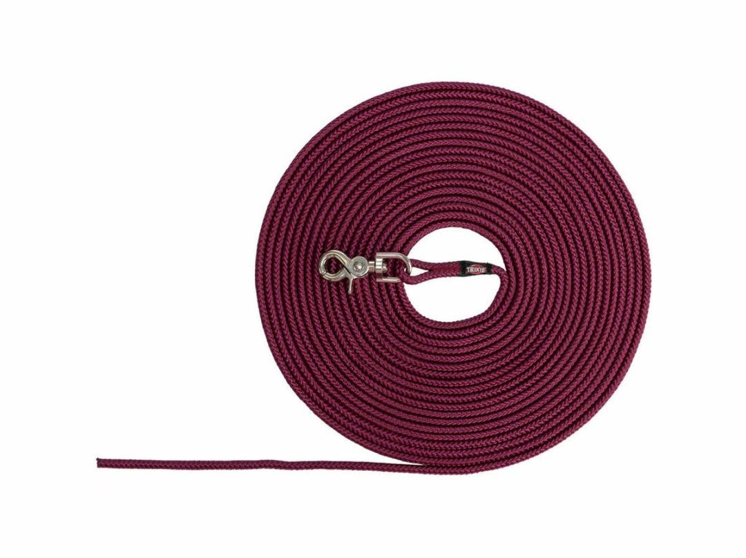 Trixie Śledząca S/M 15m bordowa