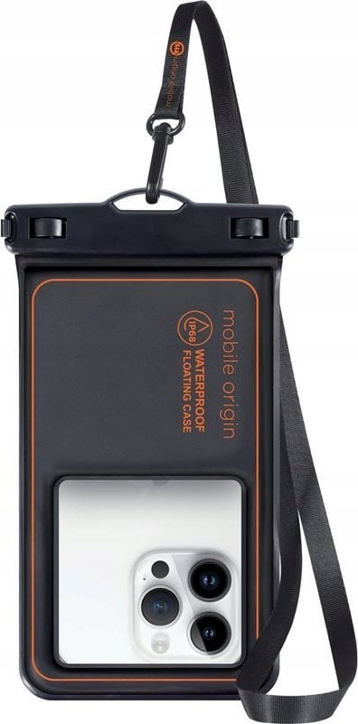 Mobile Origin Wodoodporne etui 6,8" black/orange