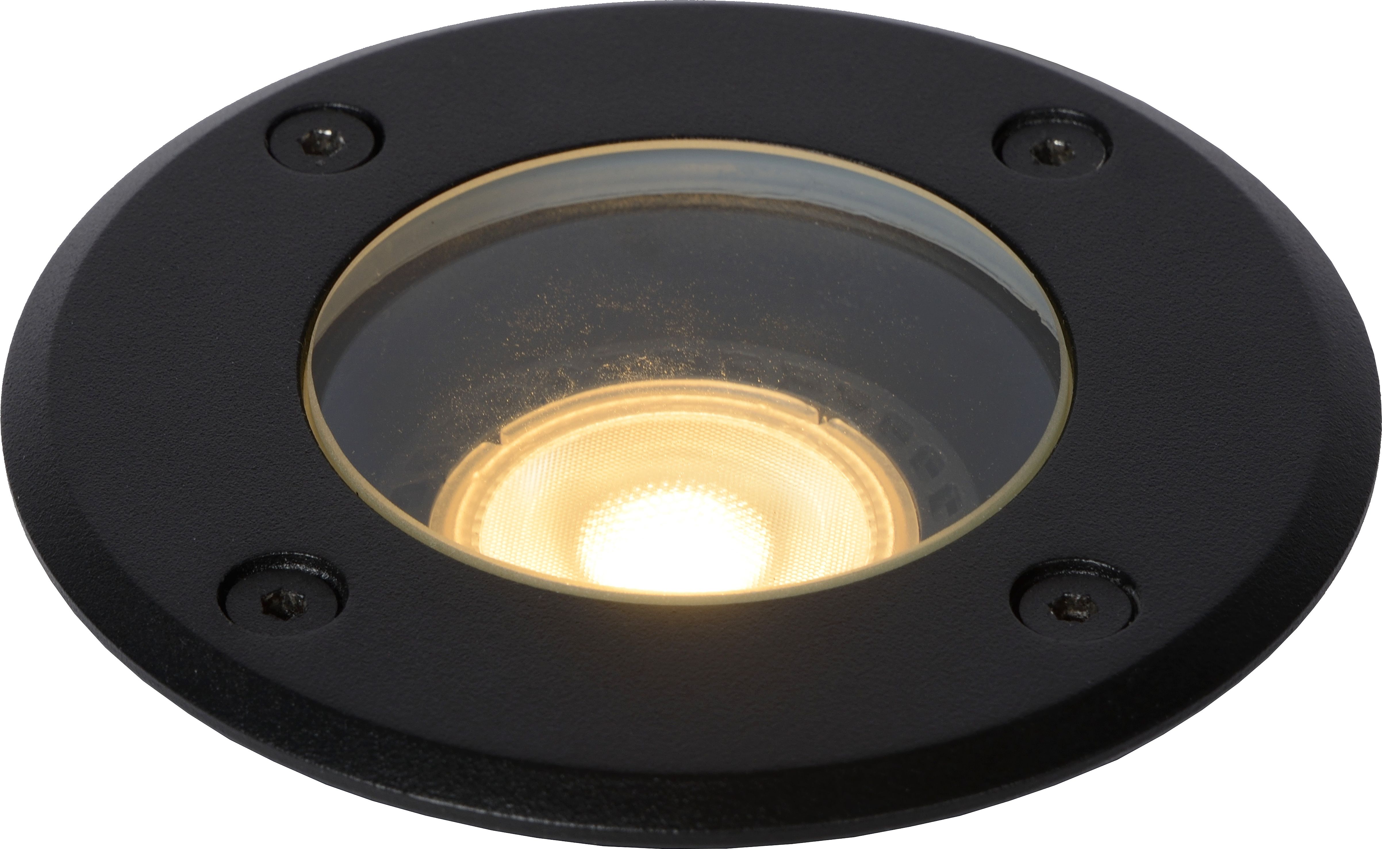 Lucide Lampa najazdowa ogrodowa czarna Lucide BILTIN 11801/01/30 IP67