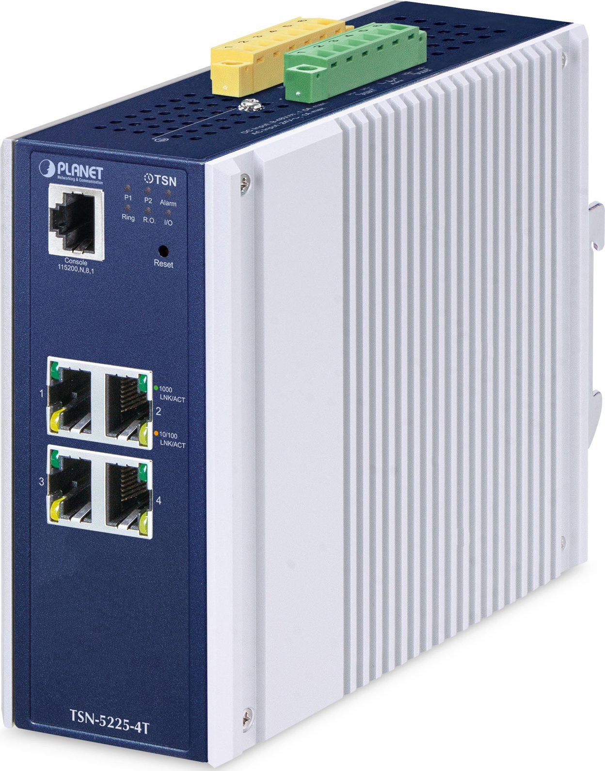 Planet Industrial L2+ 4-Port Managed TSN Ethernet Switch TS