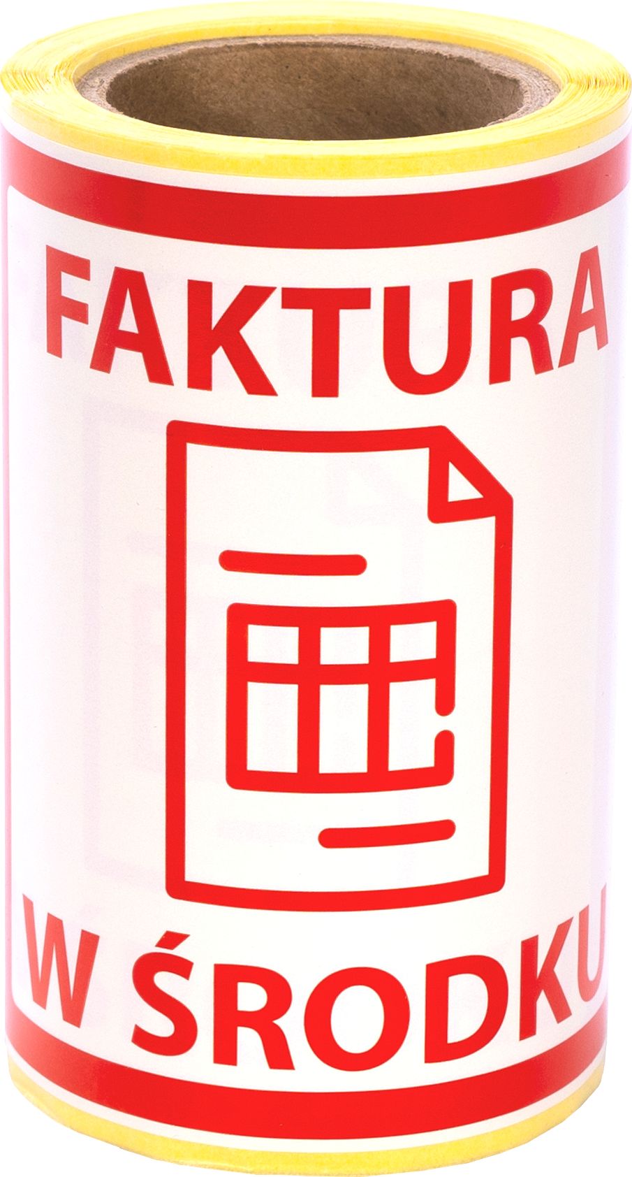 MD Labels Naklejki Etykiety Ostrzegawcze Faktura w środku 100szt