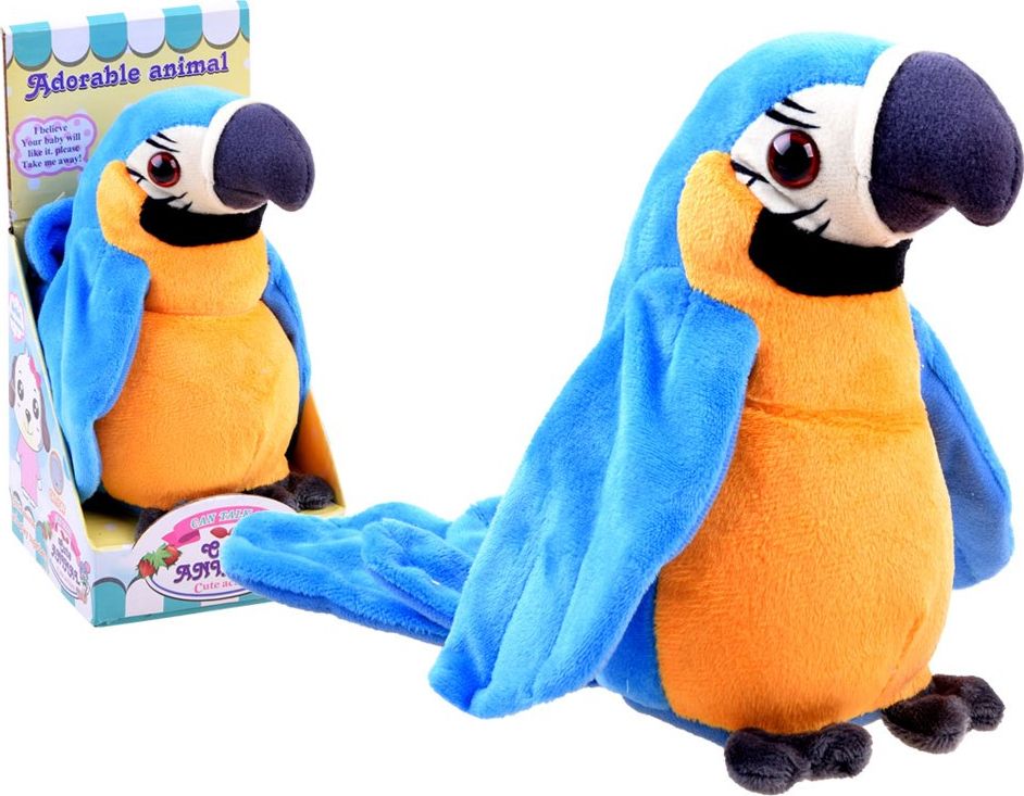 Jokomisiada Papuga pleciuga powtarza mówi gada słowa ZA3887