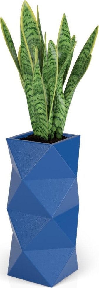 MONUMO Donica Monumo Asti niebieska z wewnętrzną półką