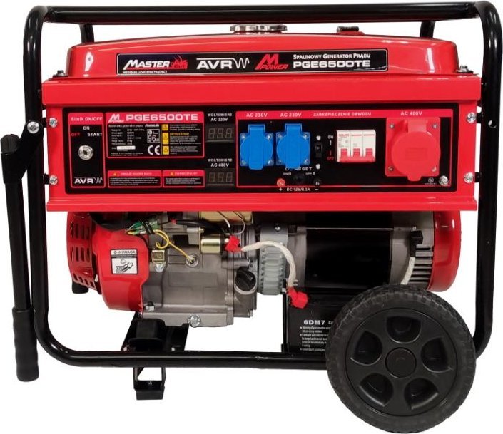 MasterCut MASTERCUT PGE6500 AGREGAT PRĄDOTWÓRCZY GENERATOR PRĄDU 5,0KW 230/400V 13KM 230V