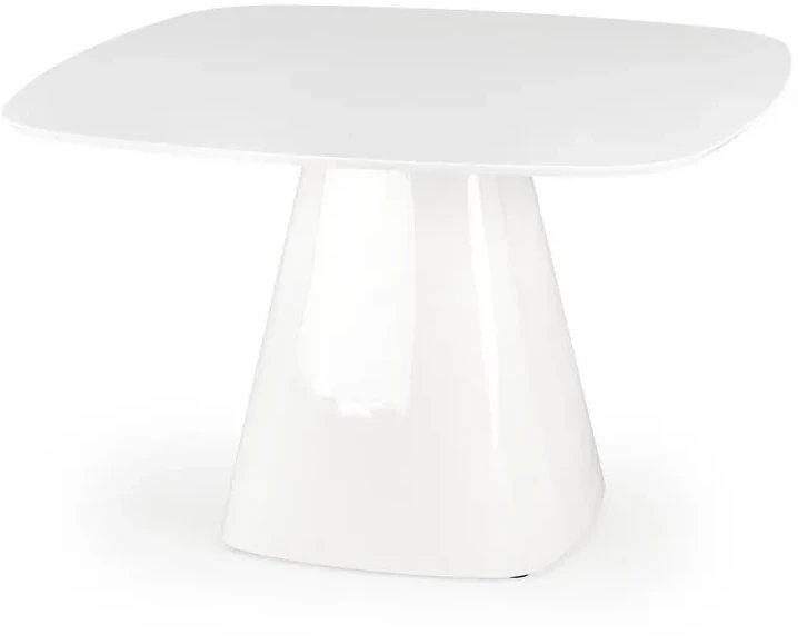 Stół FLAVIO 120x120 biały/biały połysk HALMAR
