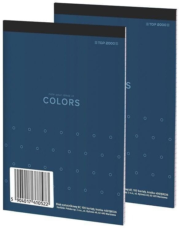 Blok notatnikowy A7/100K Colors (10szt)