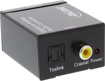 Adapter AV InLine Toslink - RCA (Cinch) czarny (65002)