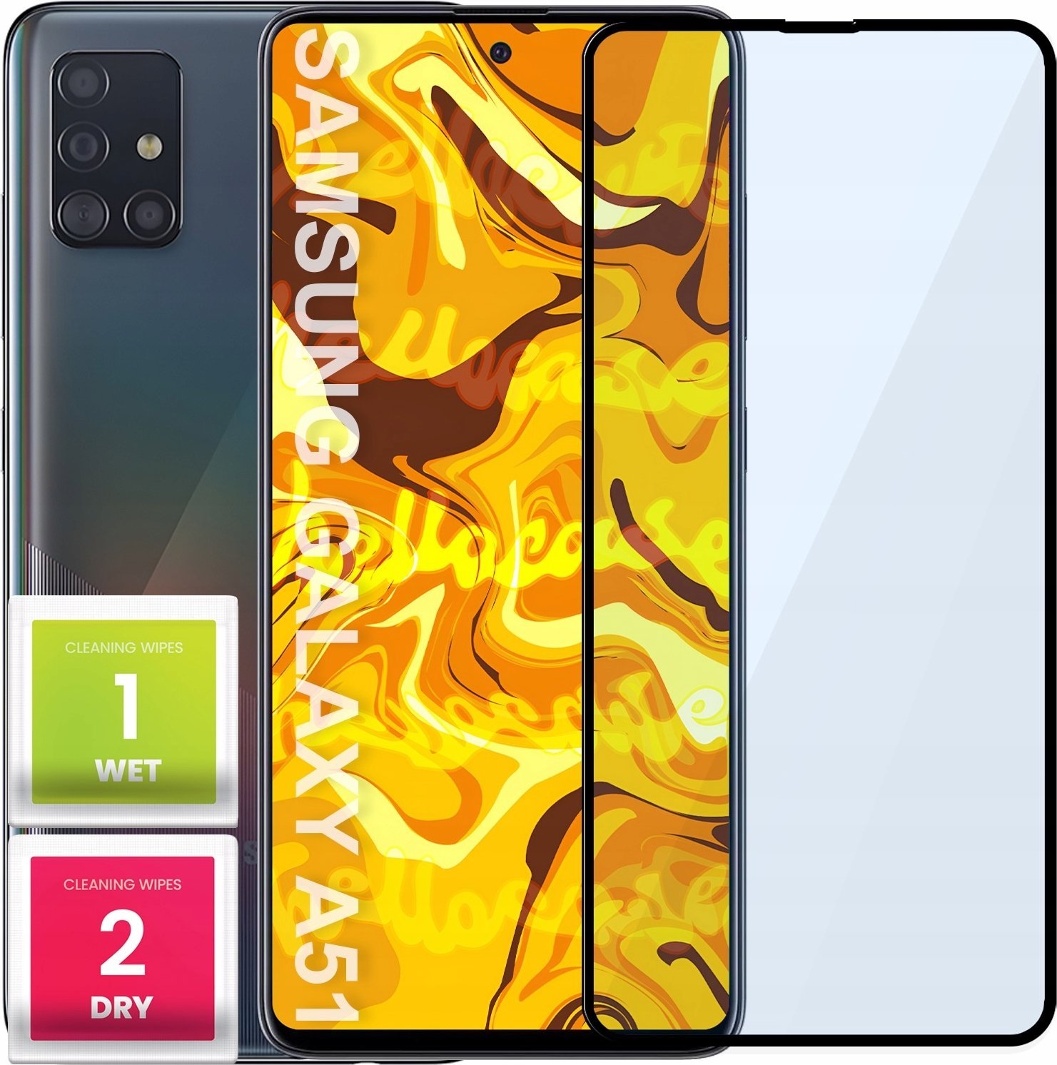 Hello Case SZKŁO HARTOWANE DO SAMSUNG GALAXY A51 / M31s PEŁNE NA CAŁY EKRAN SZKIEŁKO