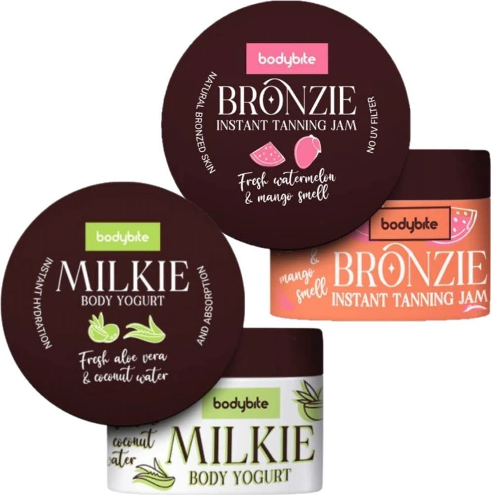 Bodybite Bodybite Krem Przyspieszający + Balsam Po Opalaniu