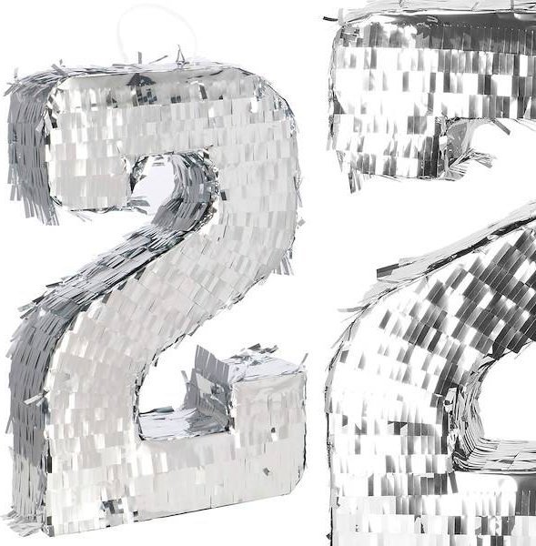 Springos Piniata urodzinowa cyfra 2 dla dzieci UNIWERSALNY